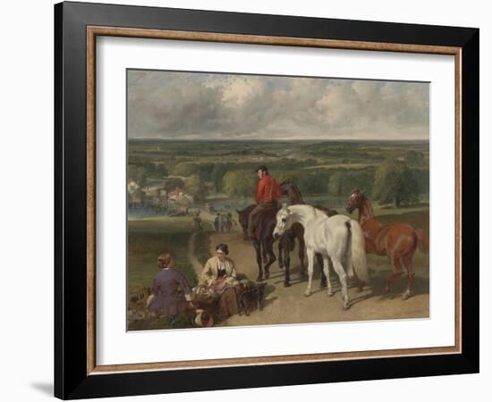 Exercising the Royal Horses, 1847-55-John Frederick Herring Snr-Framed Giclee Print