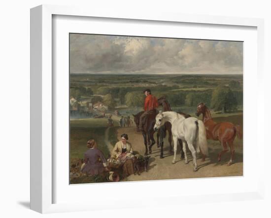 Exercising the Royal Horses, 1847-55-John Frederick Herring Snr-Framed Giclee Print