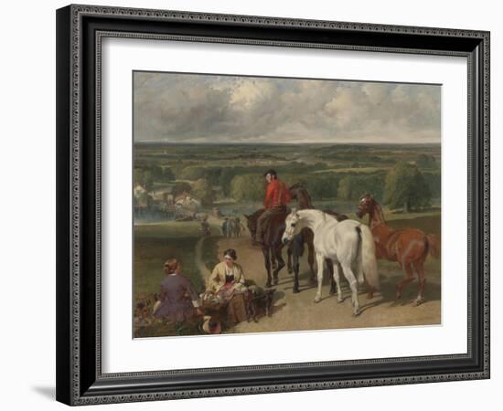 Exercising the Royal Horses, 1847-55-John Frederick Herring Snr-Framed Giclee Print