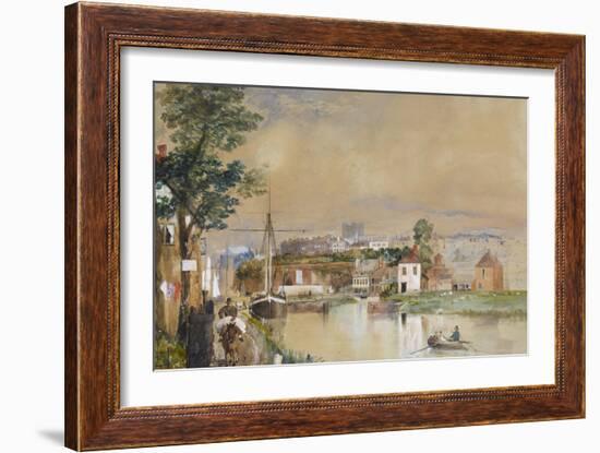 Exeter and the Canal Basin, 1835-40-John Gendall-Framed Giclee Print