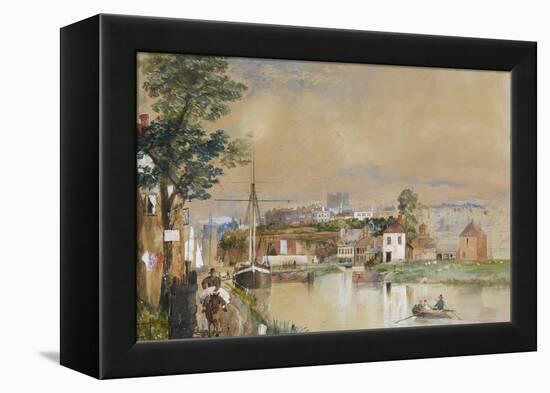 Exeter and the Canal Basin, 1835-40-John Gendall-Framed Premier Image Canvas