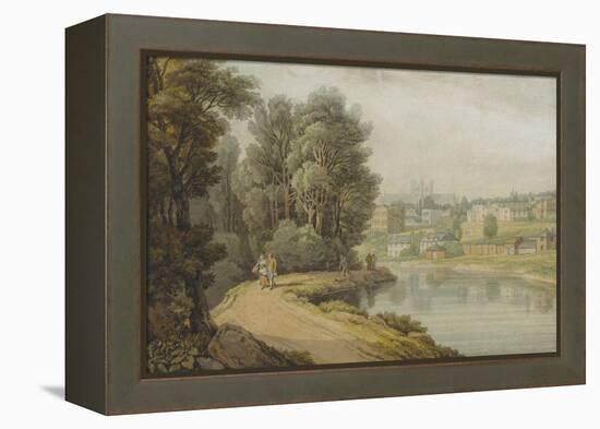 Exeter as Seen from the River, 1816-John White Abbott-Framed Premier Image Canvas