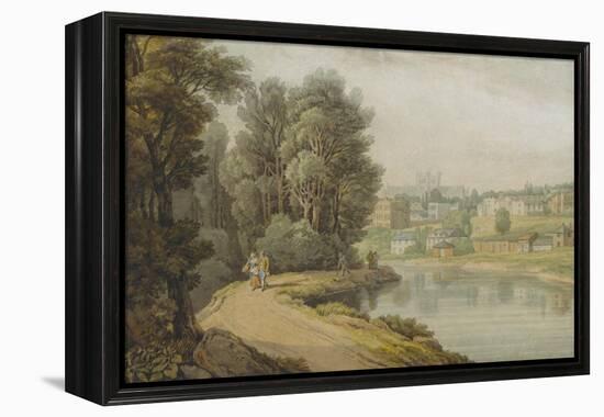 Exeter as Seen from the River, 1816-John White Abbott-Framed Premier Image Canvas