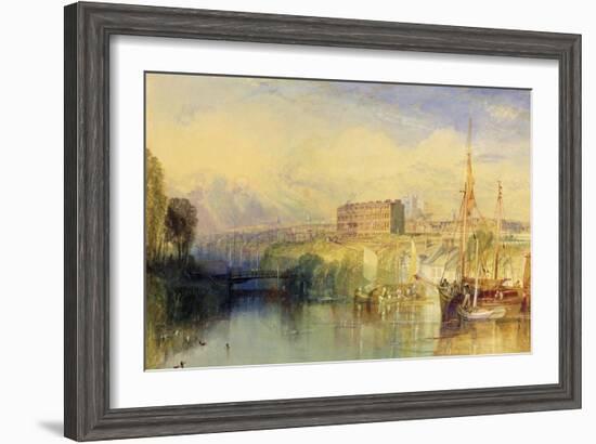 Exeter, C.1827-J. M. W. Turner-Framed Giclee Print