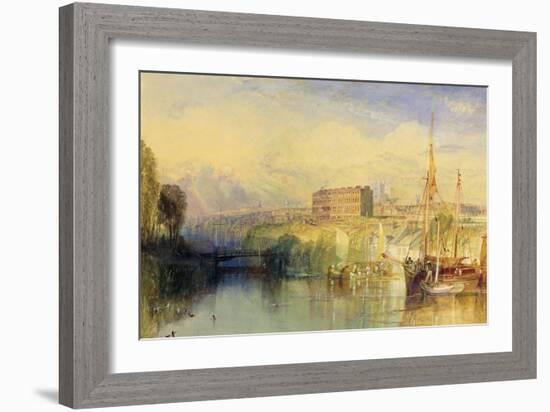 Exeter, C.1827-J. M. W. Turner-Framed Giclee Print