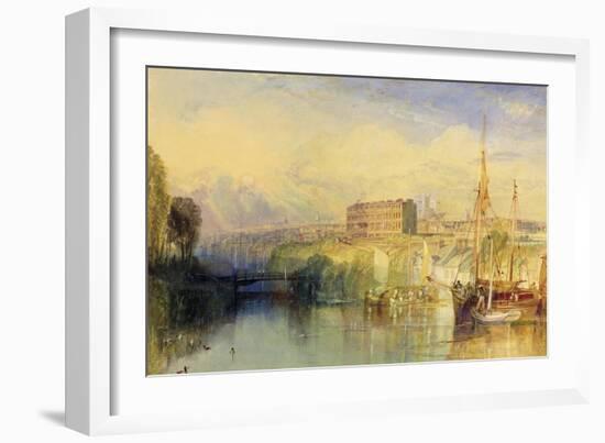 Exeter, C.1827-J. M. W. Turner-Framed Giclee Print