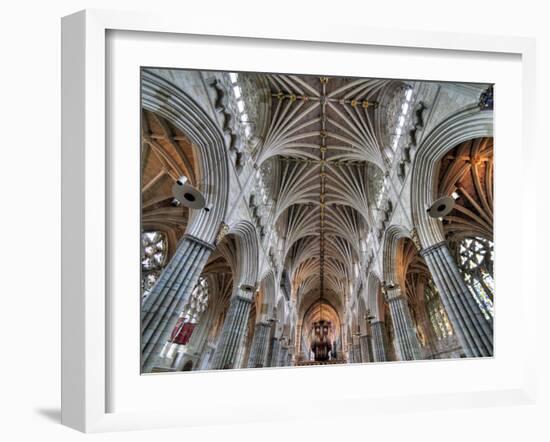 Exeter Cathedral, Exeter, Devon, UK-Ivan Vdovin-Framed Photographic Print