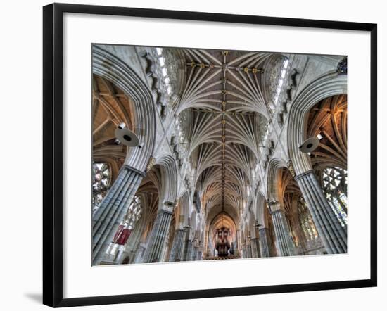 Exeter Cathedral, Exeter, Devon, UK-Ivan Vdovin-Framed Photographic Print