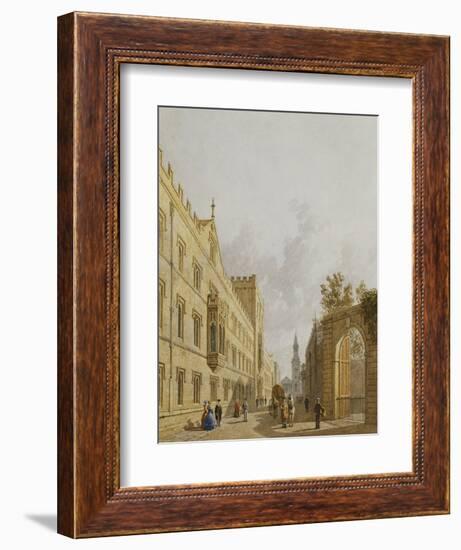 Exeter College, Oxford-George Pyne-Framed Giclee Print