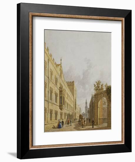 Exeter College, Oxford-George Pyne-Framed Giclee Print