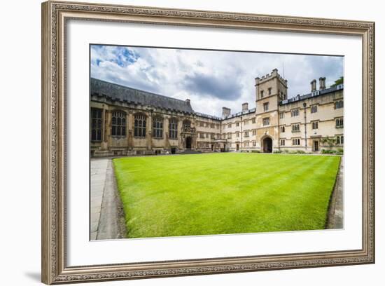 Exeter College, University of Oxford, Oxfordshire, England, United Kingdom, Europe-Matthew Williams-Ellis-Framed Photographic Print