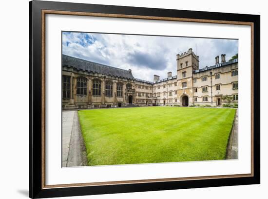 Exeter College, University of Oxford, Oxfordshire, England, United Kingdom, Europe-Matthew Williams-Ellis-Framed Photographic Print