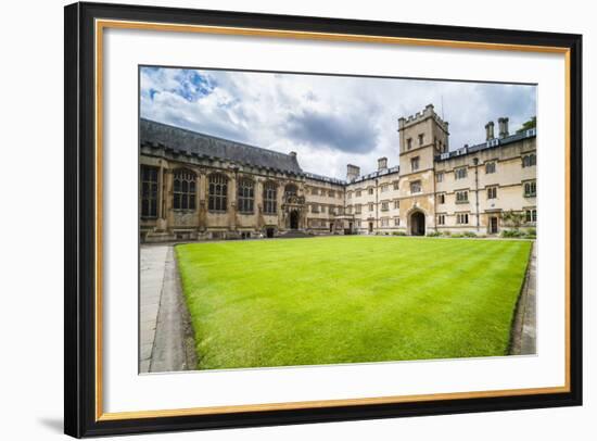 Exeter College, University of Oxford, Oxfordshire, England, United Kingdom, Europe-Matthew Williams-Ellis-Framed Photographic Print