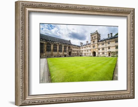 Exeter College, University of Oxford, Oxfordshire, England, United Kingdom, Europe-Matthew Williams-Ellis-Framed Photographic Print