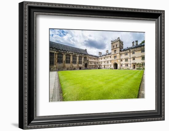 Exeter College, University of Oxford, Oxfordshire, England, United Kingdom, Europe-Matthew Williams-Ellis-Framed Photographic Print