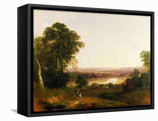 Exeter from Exwick-William Traies-Framed Premier Image Canvas