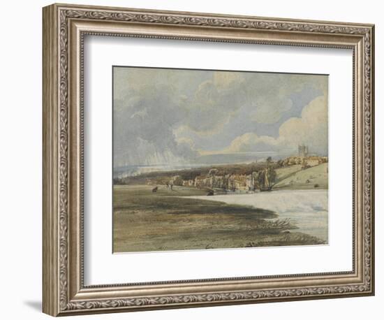 Exeter from Trew's Weir, C.1799-Thomas Girtin-Framed Premium Giclee Print