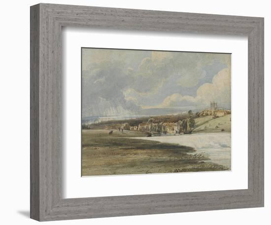 Exeter from Trew's Weir, C.1799-Thomas Girtin-Framed Premium Giclee Print
