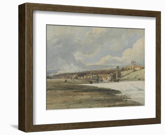 Exeter from Trew's Weir, C.1799-Thomas Girtin-Framed Premium Giclee Print