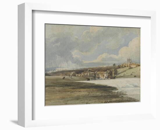 Exeter from Trew's Weir, C.1799-Thomas Girtin-Framed Premium Giclee Print