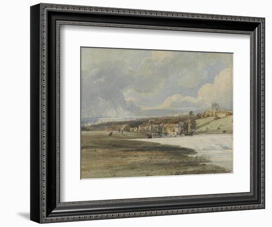 Exeter from Trew's Weir, C.1799-Thomas Girtin-Framed Premium Giclee Print