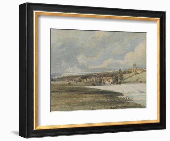 Exeter from Trew's Weir, C.1799-Thomas Girtin-Framed Premium Giclee Print