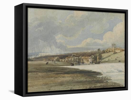 Exeter from Trew's Weir, C.1799-Thomas Girtin-Framed Premier Image Canvas