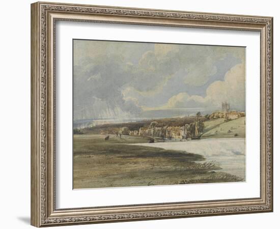 Exeter from Trew's Weir, C.1799-Thomas Girtin-Framed Giclee Print