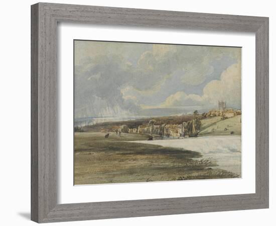 Exeter from Trew's Weir, C.1799-Thomas Girtin-Framed Giclee Print