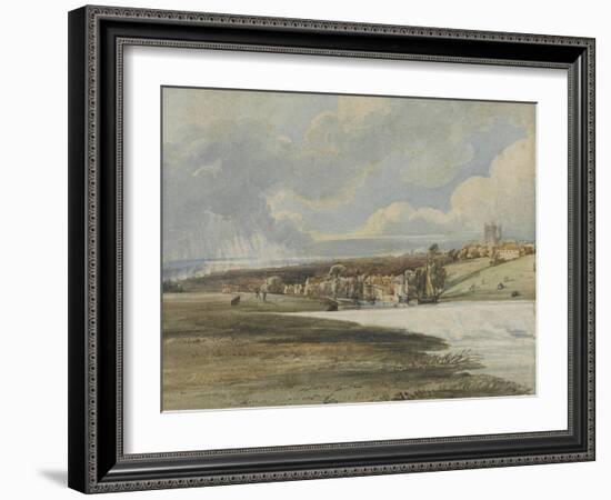 Exeter from Trew's Weir, C.1799-Thomas Girtin-Framed Giclee Print