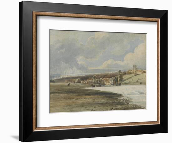 Exeter from Trew's Weir, C.1799-Thomas Girtin-Framed Giclee Print