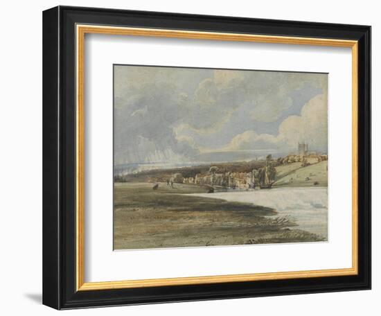 Exeter from Trew's Weir, C.1799-Thomas Girtin-Framed Giclee Print