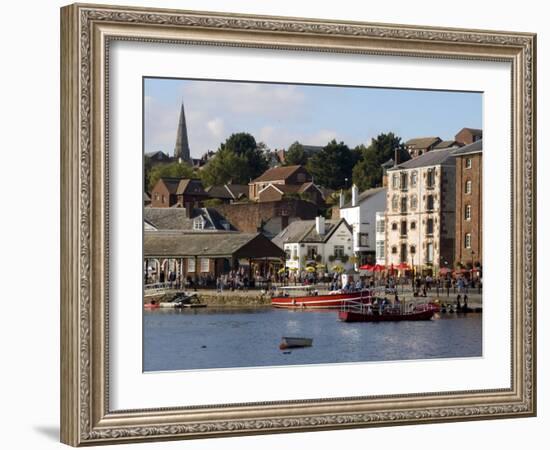 Exeter Quay, Exeter, Devon, England, United Kingdom, Europe-Lawrence Graham-Framed Photographic Print