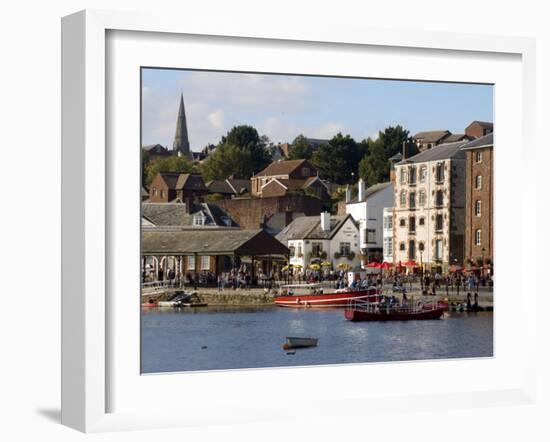 Exeter Quay, Exeter, Devon, England, United Kingdom, Europe-Lawrence Graham-Framed Photographic Print