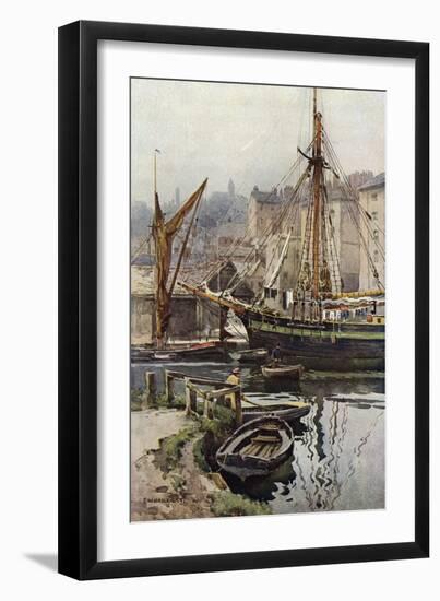 Exeter Quay-Ernest W Haslehust-Framed Photographic Print