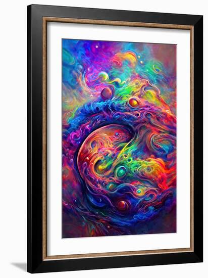 Exhale Paint-null-Framed Premium Giclee Print