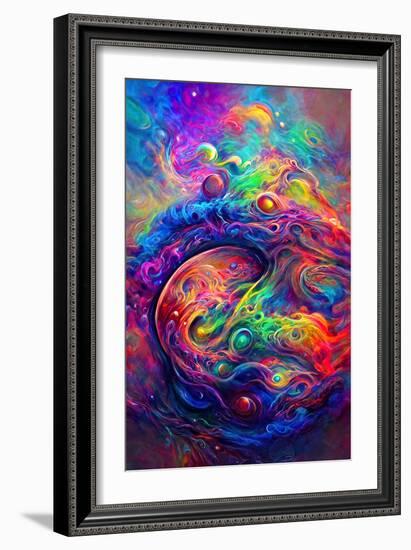 Exhale Paint-null-Framed Premium Giclee Print