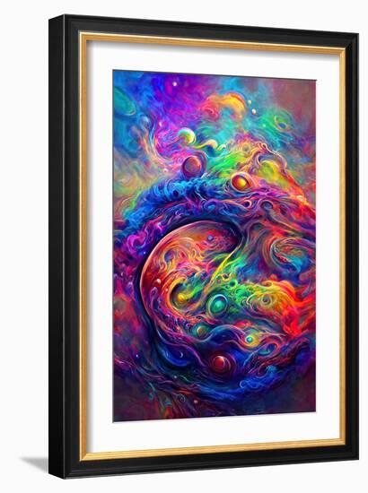 Exhale Paint-null-Framed Premium Giclee Print