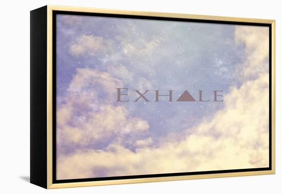 Exhale-Vintage Skies-Framed Premier Image Canvas