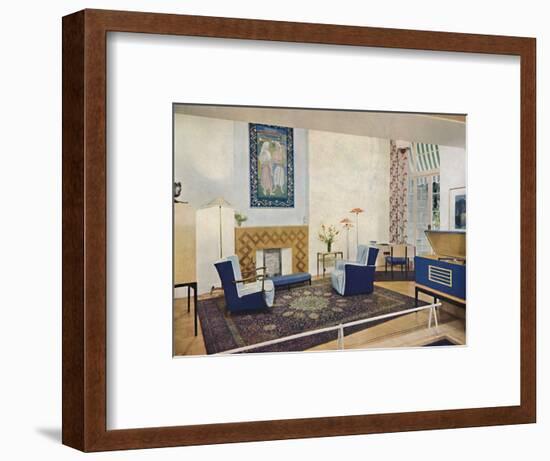 'Exhbition living-room designed by Esmé Gordon, A.R.I.B.A., A.R.I.A.S.', c1945-Unknown-Framed Photographic Print