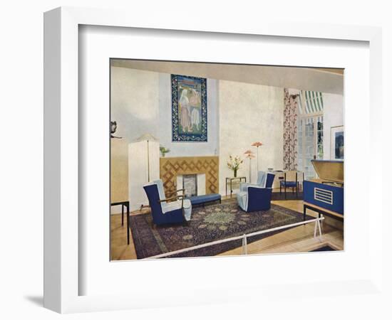 'Exhbition living-room designed by Esmé Gordon, A.R.I.B.A., A.R.I.A.S.', c1945-Unknown-Framed Photographic Print