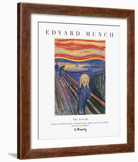 Exhibit - Eternity-Edvard Munch-Framed Giclee Print