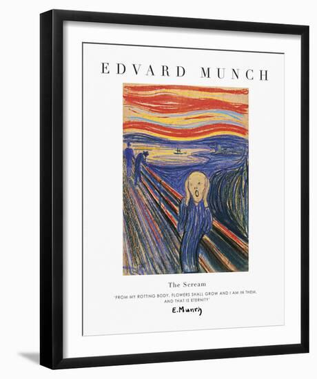 Exhibit - Eternity-Edvard Munch-Framed Giclee Print