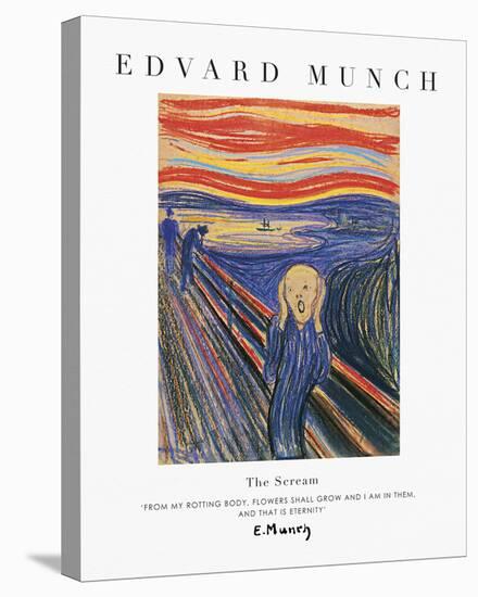 Exhibit - Eternity-Edvard Munch-Framed Stretched Canvas