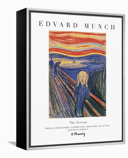 Exhibit - Eternity-Edvard Munch-Framed Stretched Canvas