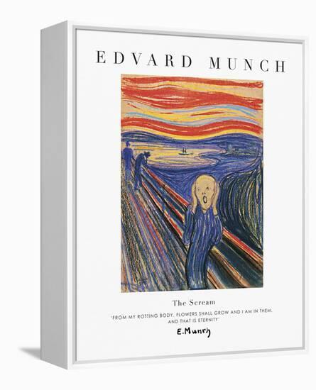 Exhibit - Eternity-Edvard Munch-Framed Stretched Canvas