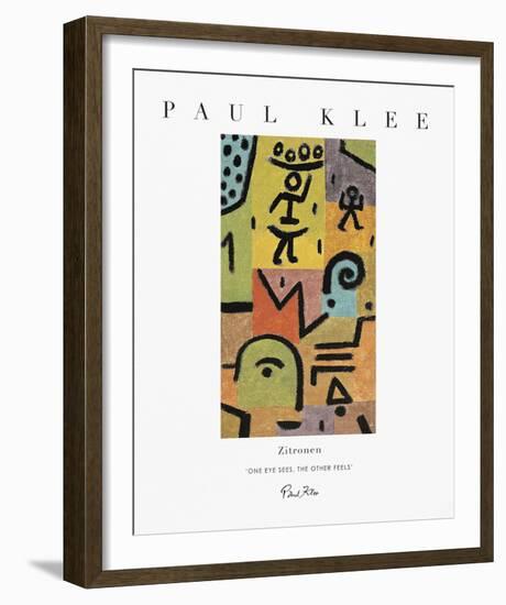 Exhibit - Feel-Paul Klee-Framed Giclee Print