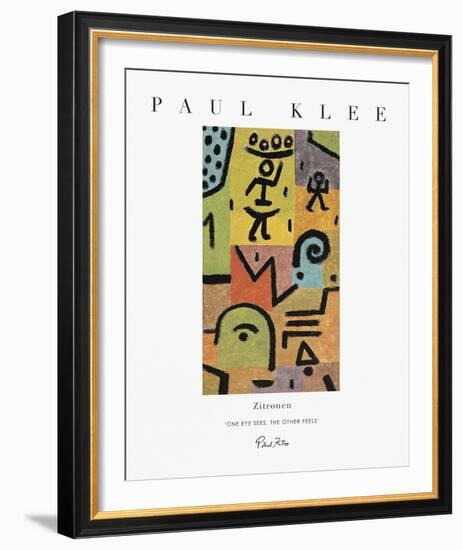 Exhibit - Feel-Paul Klee-Framed Giclee Print