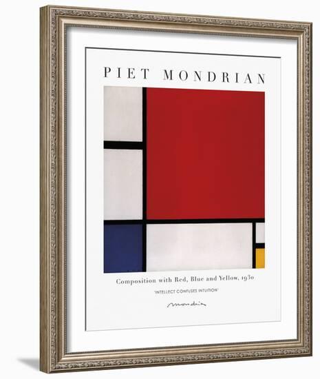 Exhibit - Intuition-Piet Mondrian-Framed Giclee Print