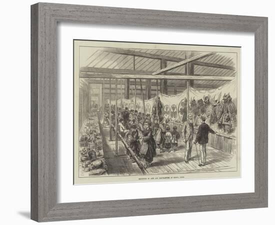 Exhibition of Arts and Manufactures at Kiyoto, Japan-null-Framed Giclee Print